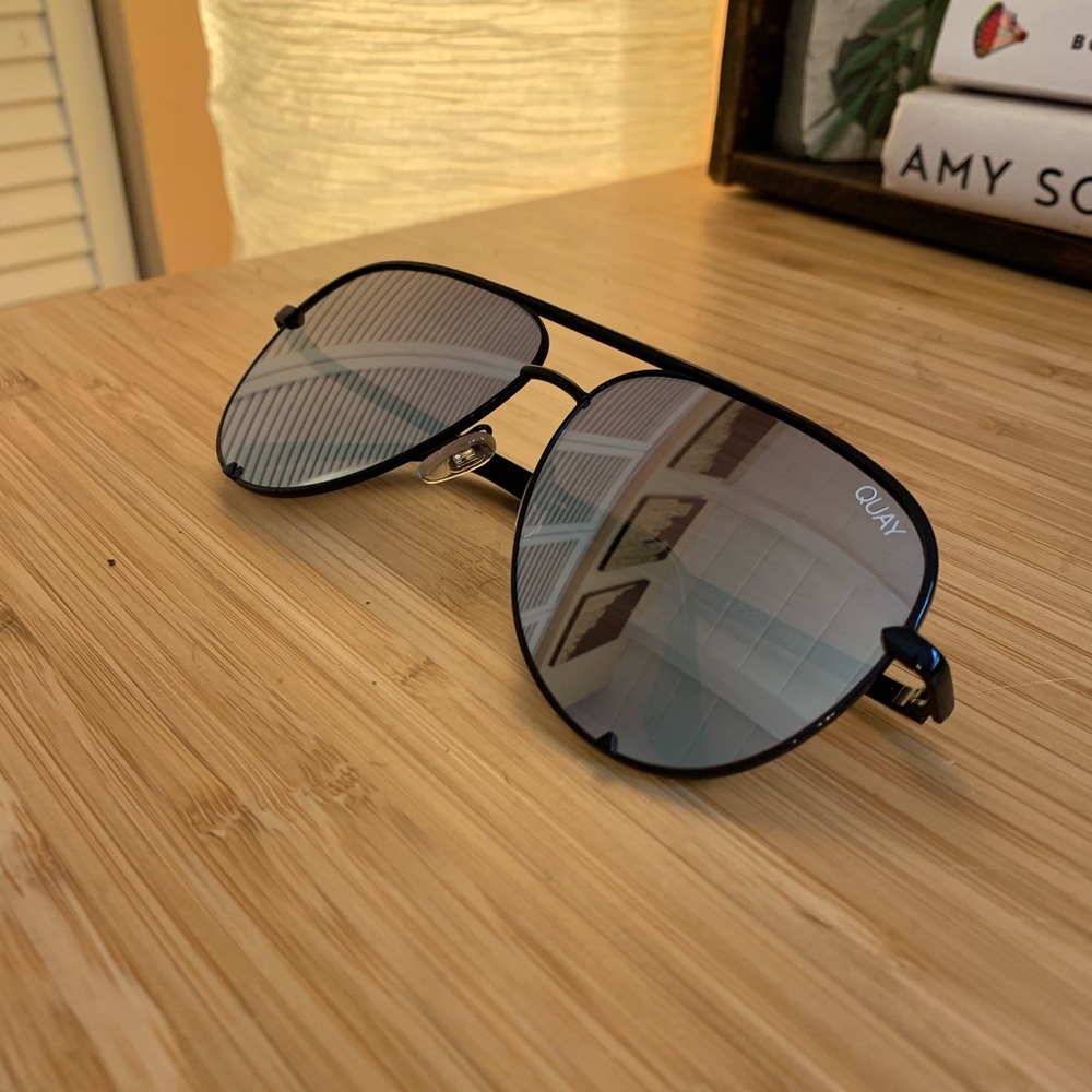 QUAY “High Key” Aviator Sunglasses